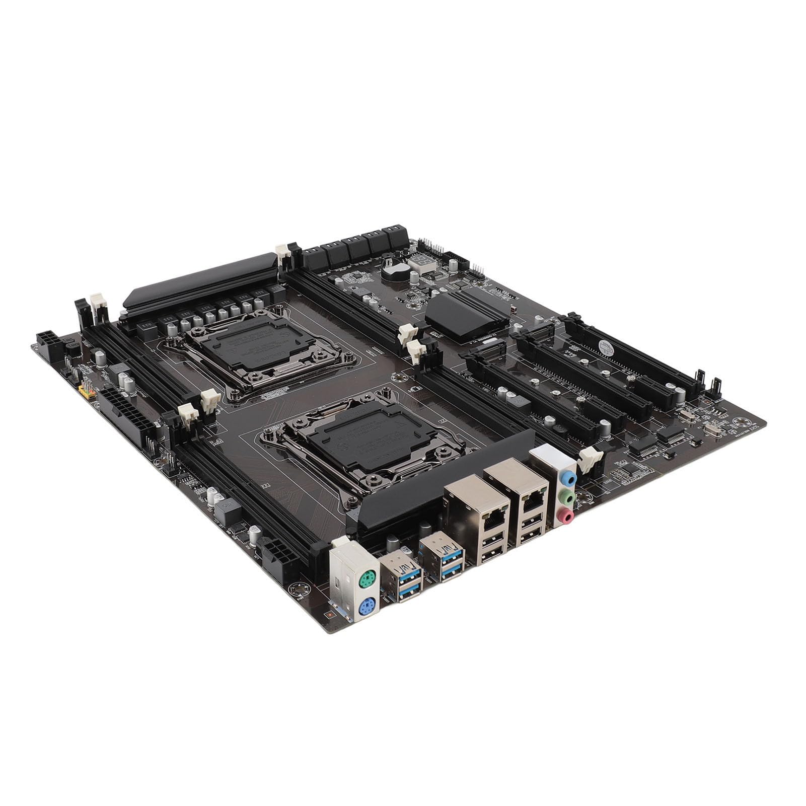 Scheda Madre X99 LGA 2011‑3, Scheda Madre del Computer per Scheda Madre del Server di Gioco per PC, 4 X USB 3.0, 4 X USB 2.0, 8 X DDR3 DIMM, CPU per E5 2673V3, 2666V3, 2678V3