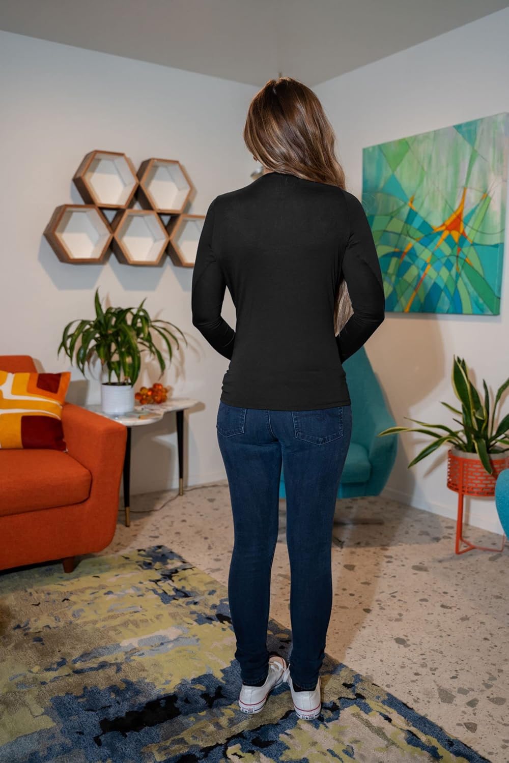 Free to Live 3 Pack Long Sleeve Cardigan for Women Open Front Dressy Casual Fall Draped Lightweight Sweaters Cover Up Shrugs - Image 5