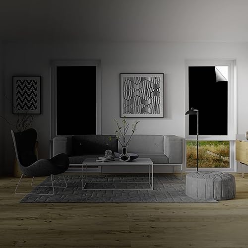 Miniatura 7 de Cortinas opacas, cortinas opacas 100% para ventana, persianas opacas portátiles, persianas de 118 x 57 pulgadas para ventana, persianas opacas para