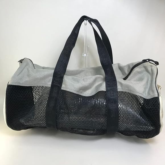 CHANEL スポーツライン メッシュボストンバッグ グレー・ブラック CHANEL スポーツライン メッシュボストンバッグ グレー・ブラック