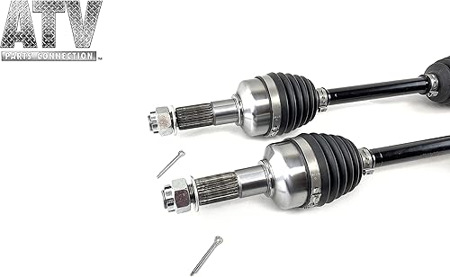 Miniatura 3 de Ejes CV delanteros para CFMOTO ZFORCE 500 y Trail 800 2018-2022, izquierdo y derecho, acero cromado 4140, tratado térmicamente, calidad probada,