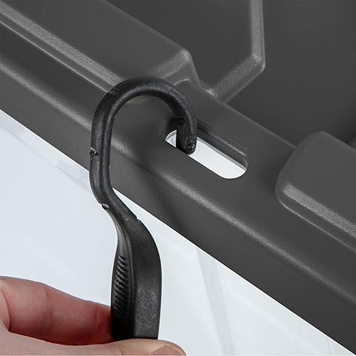 Miniatura 5 de Sterilite Caja apilable de plástico de 160 cuartos de galón, contenedor de almacenamiento con tapa para organización del hogar y el garaje, zapatos,