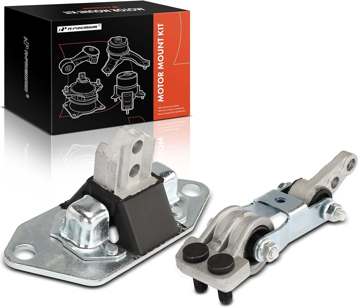 A-Premium 2PCS Engine Motor and Torque Strut Mount Kit Compatible with Volvo XC90 2003-2006, S60 2009, XC70 2003-2007, S80 2004-2006, V70 2001-2007, 2.3L 2.4L 2.5L, Replace# 9141402