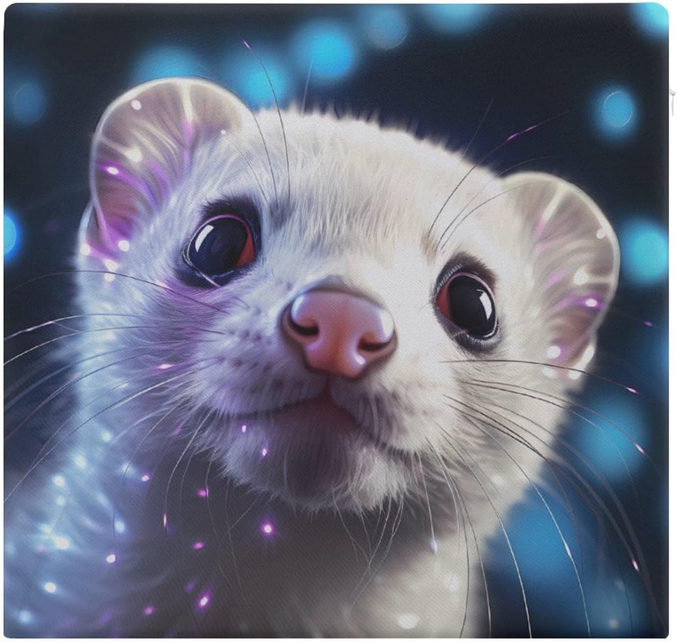 Cute Hamster Floor Pillow Meditation Yoga Cushion Square Chair Cushion Pillows Seating for Adults