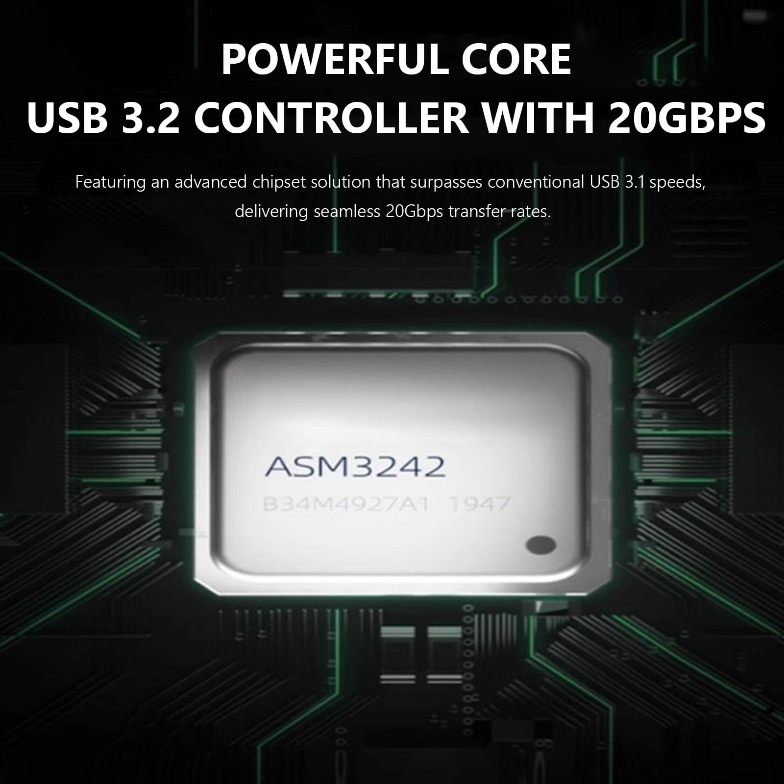 5pcs M2 PCIE NVME To TYPE E Expansion Card Riser ASM3242 Chipset M2 M Key PCIe To USB3.2 Front Panel Expansion Card for Desktop PC