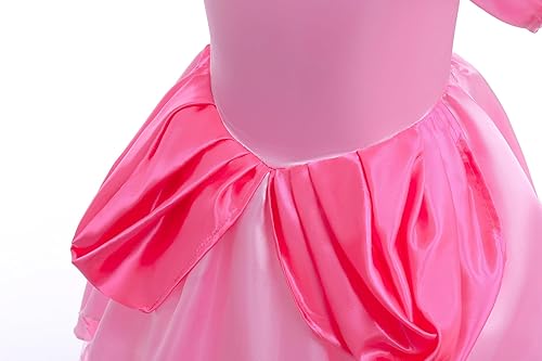 Miniatura 6 de WOPLAY Princess Dress for Girls,Girl's Princess Peach Costume for Kids Cosplay Party Dress Up