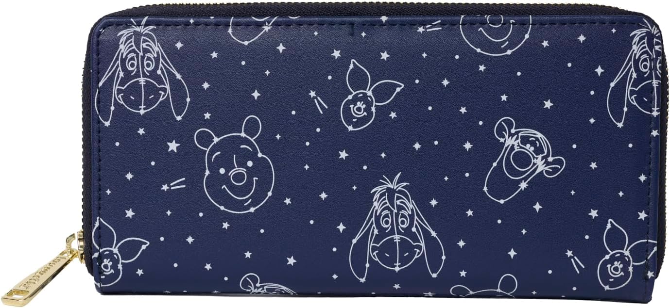 Loungefly Disney Winnie the Pooh Constellation Womens Wallet Zip Around Clutch