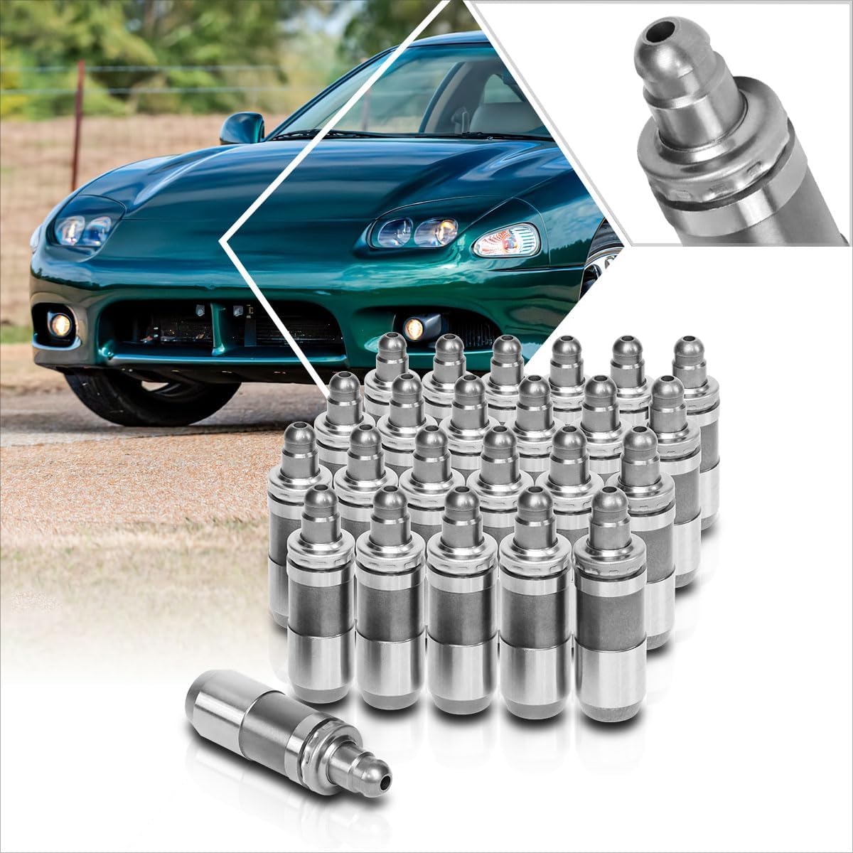 24Pcs Hydraulic Valve Lifters Compatible with 91-06 Stealth/Santa Fe/Sedona/3000GT/Montero