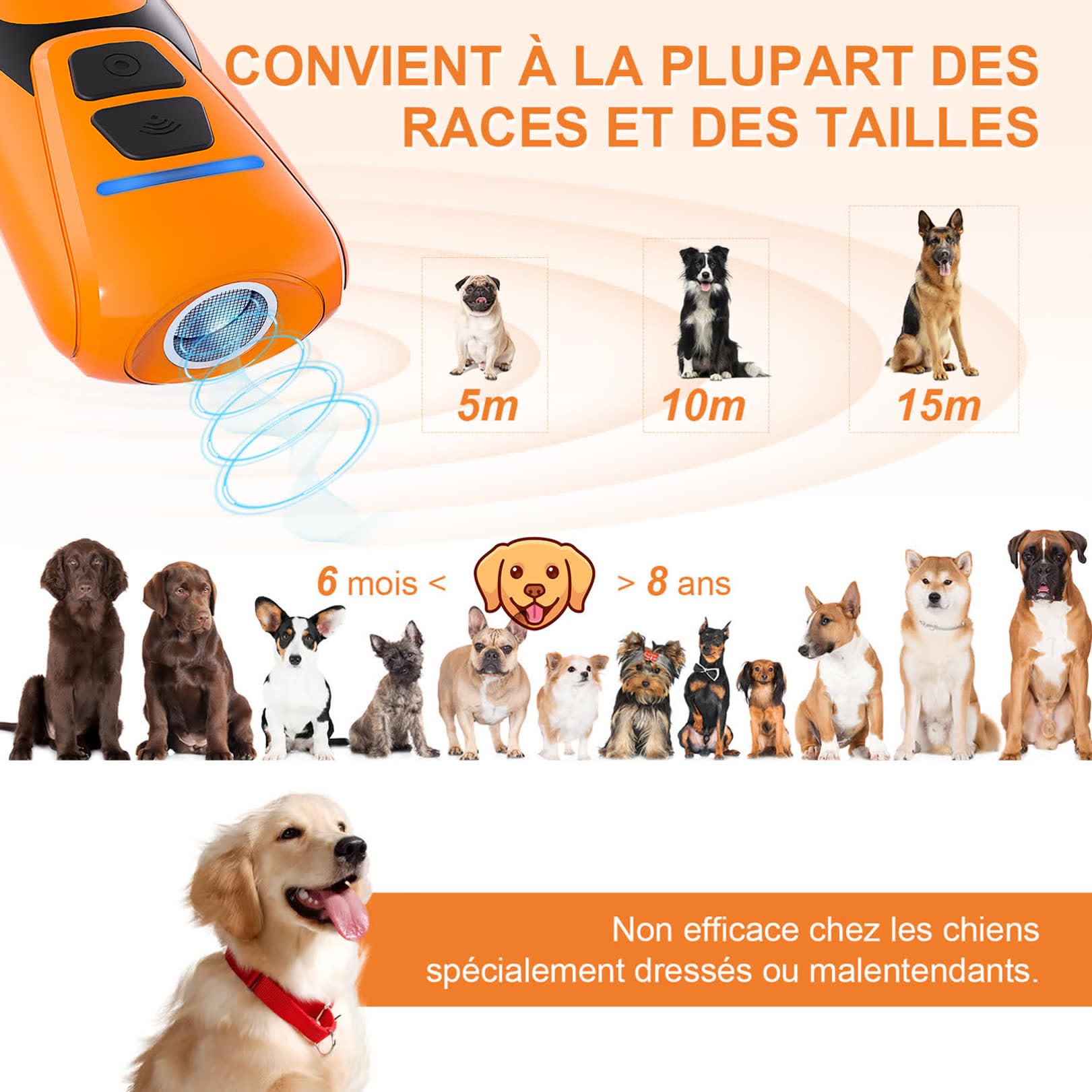 Anti Aboiement Chien Ultrason Puissant