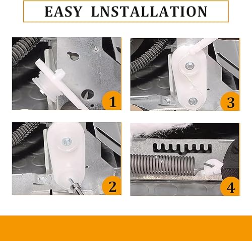 Miniatura 6 de Paquete de 2 unidades 8194001 Kit de enlace de equilibrio de puerta de lavavajillas 8270020 Kit de resorte de equilibrio de puerta con Whirlpool