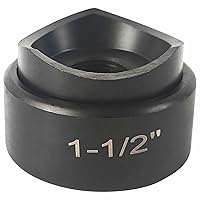 Vista 8 de AMZCNC Punzón y troquel de conducto de 1" para controlador hidráulico de perforación con rosca 3/4"-16UN ((Tamaño del orificio del conducto)