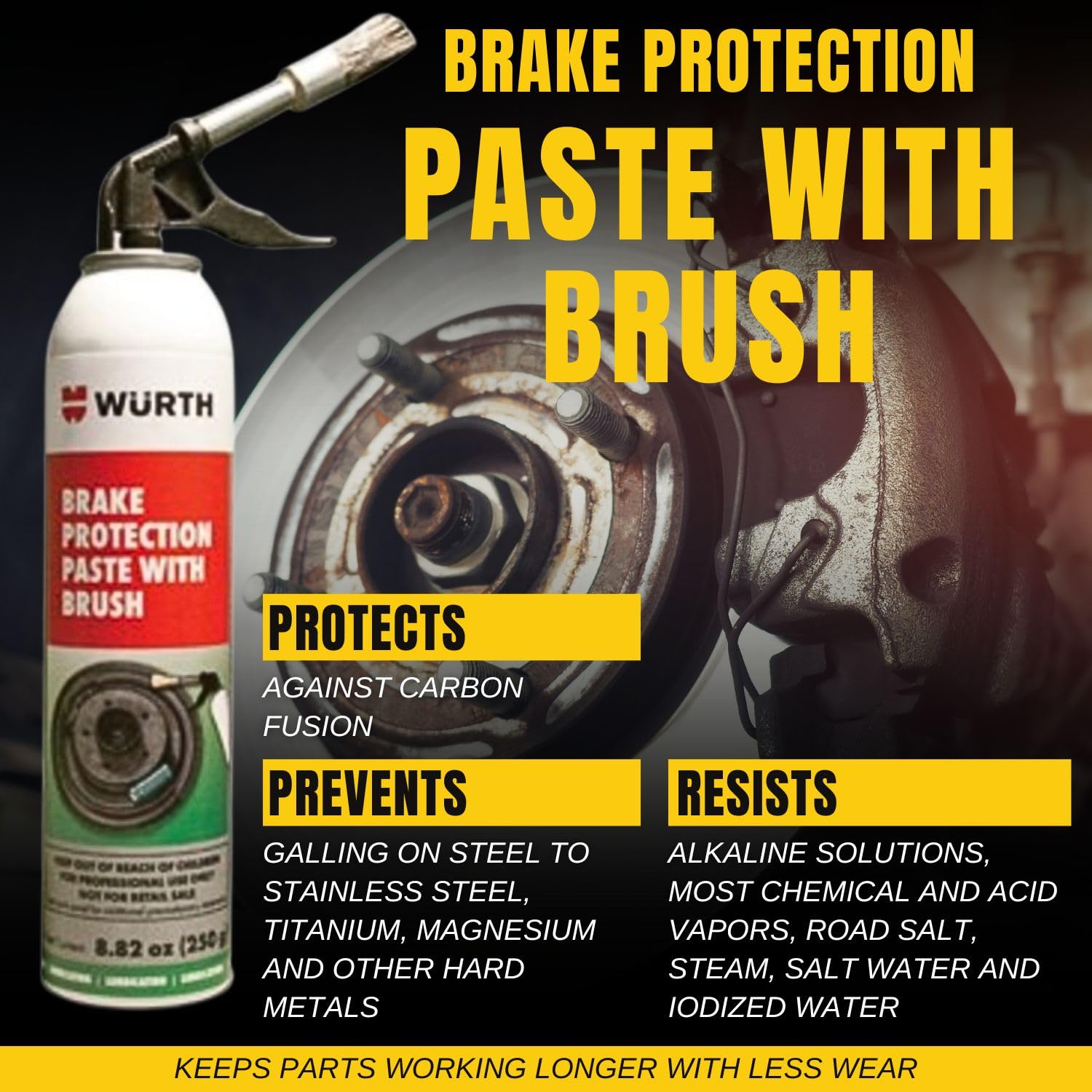 Smilyeez Listing for Wurth Brake Protection Paste with Applicator 8.8 oz. and a Pocket Screwdriver