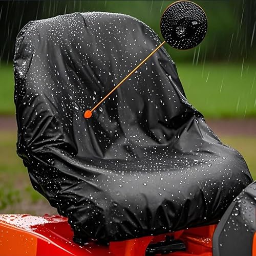 Miniatura 2 de Cubierta impermeable para asiento de cortacésped compatible con John Deere, para Cub Cadet, cubierta de asiento de tractor (Mediana)