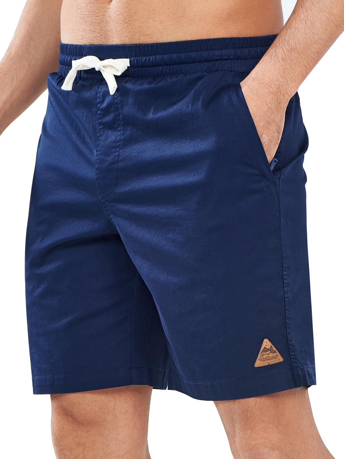NORTHYARD Men's Casual Shorts-Cotton 9" Golf Work Summer Beach Hiking Shorts with Pockets
