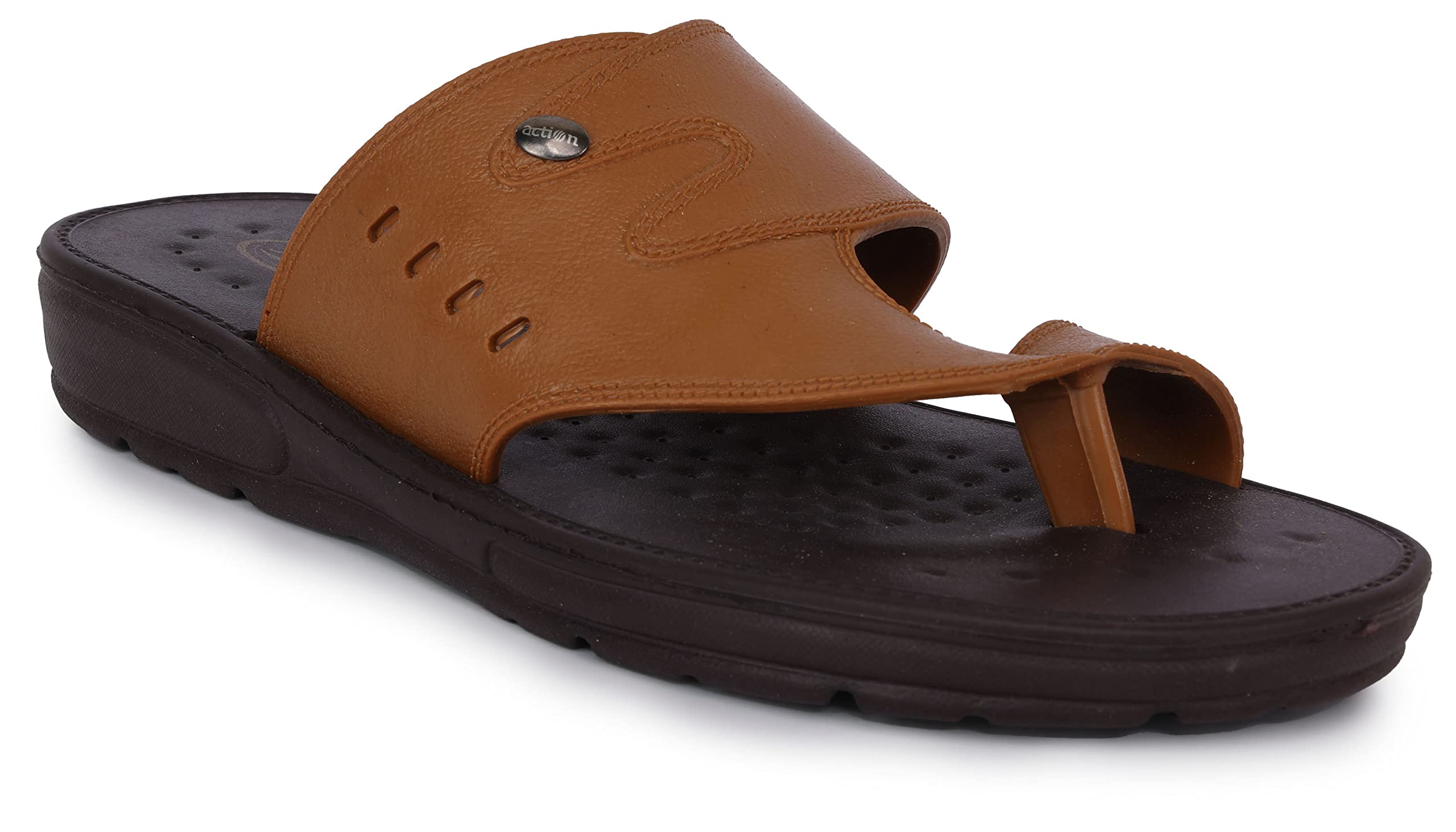 action plus Men Tan Stylish & Lightweight Casual Slippers | Walking Flip Flop | Outdoor Slippers | Fashion Slipper | Outdoor Flip Flop | Evening Walk | (HRFFL032TNTN08) | Size-8 (B0BN5J4QXQ) Amazon Price History, Amazon Price Tracker