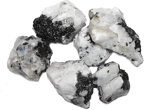 libra de piedra lunar arcoíris a granel de piedra natural de roca cruda en bruto para cabbing, pulir, lapidario, pulido, envoltura de alambre,