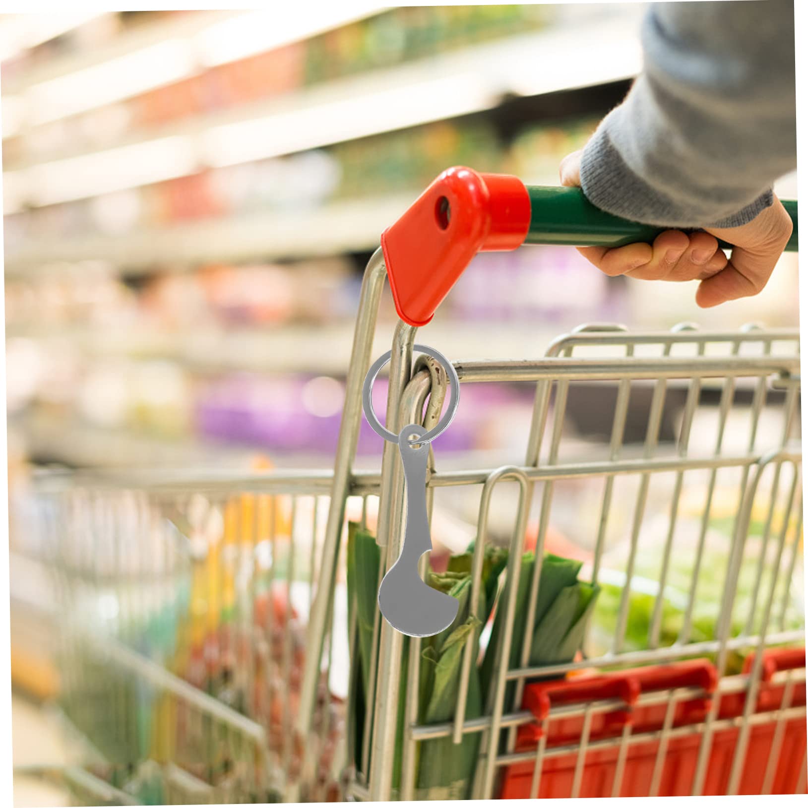 BESPORTBLE Portachiavi Con Gettone Per Della Design Portachiavi Rimovibile Per Trolley Accessorio Pratico E Leggero Per Ogni Occasione