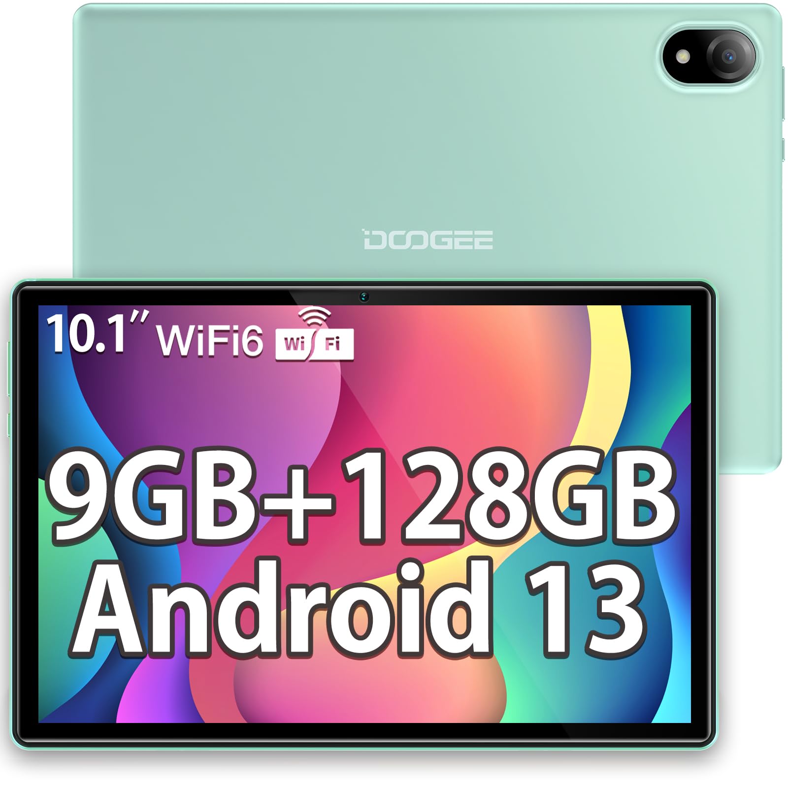 DOOGEE U10 Tablet 10,1 Zoll Android 13, Touch-Tablet 4 GB RAM +  