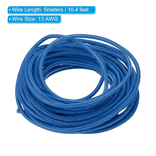 Vista 41 de PATIKIL Cable electrónico 11AWG de 16.4 pies, -30 a 392.0 °F, aislado, resistente a altas temperaturas, cable de silicona flexible eléctrico