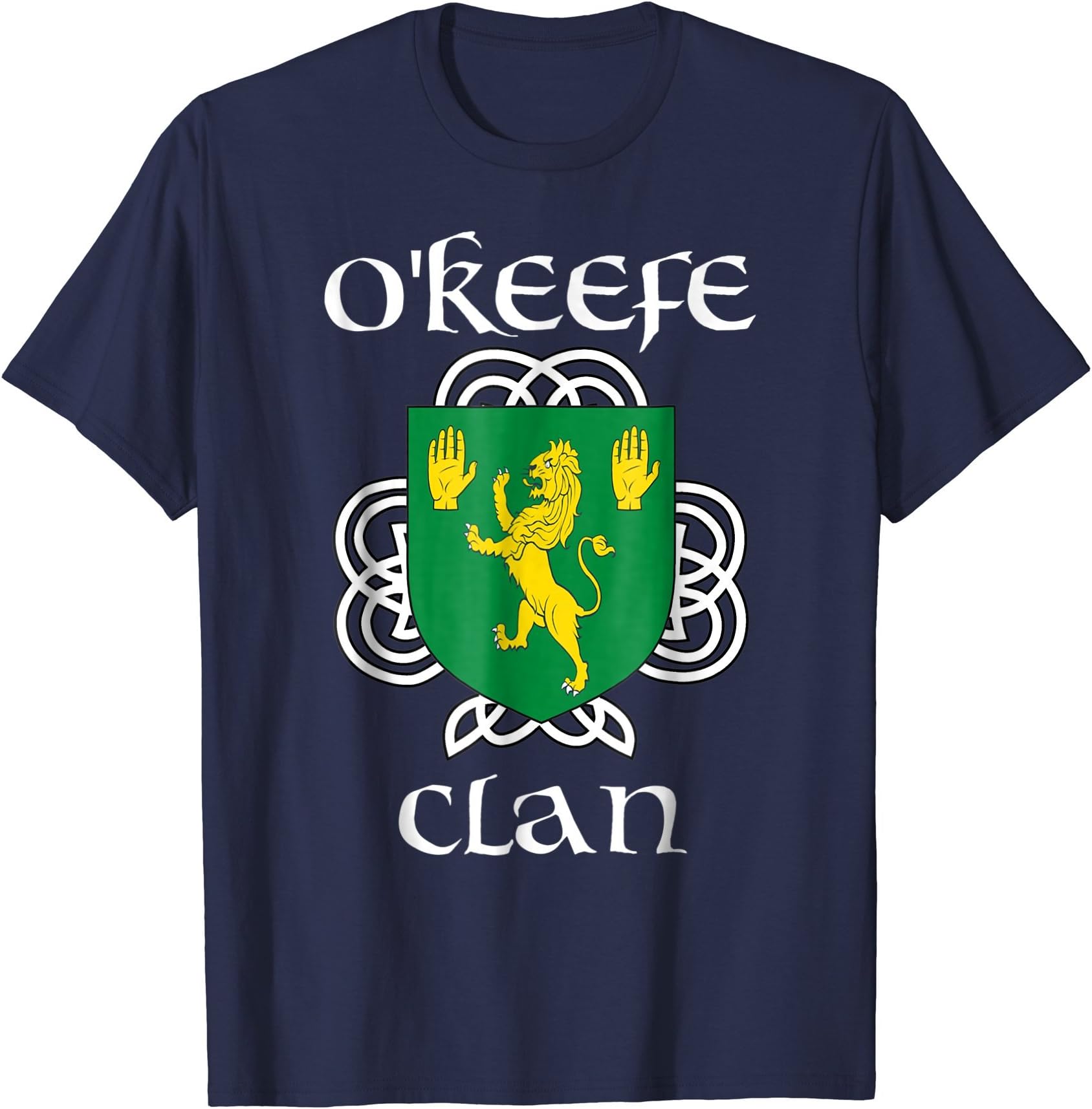 O'Keefe Family Crest Shirt, Irish Reunion T Shirt