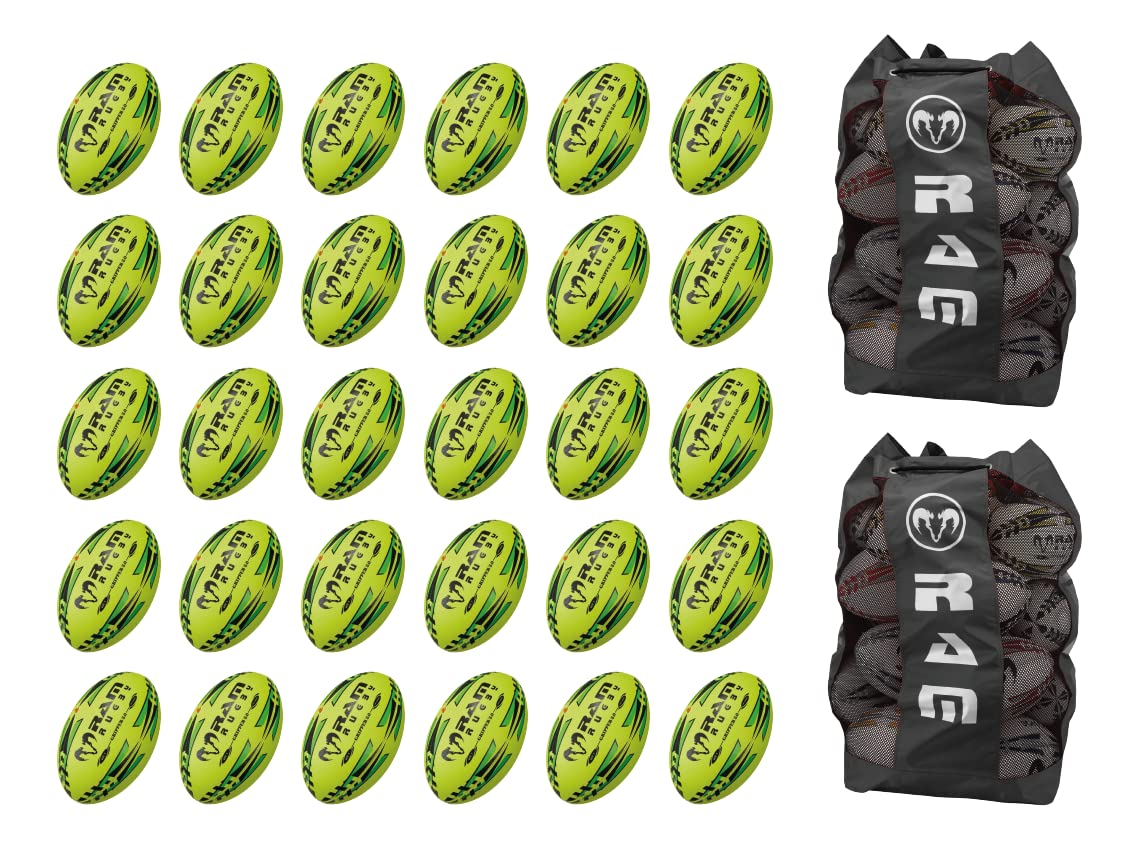 Doctor Sport 15X Pro- Rugby Ball Trainingsball Paket Mit Große