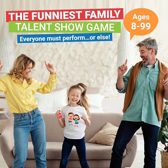 Talent Jam - Laugh Out Loud Fun - Acting & Charades Talent Game for Kids