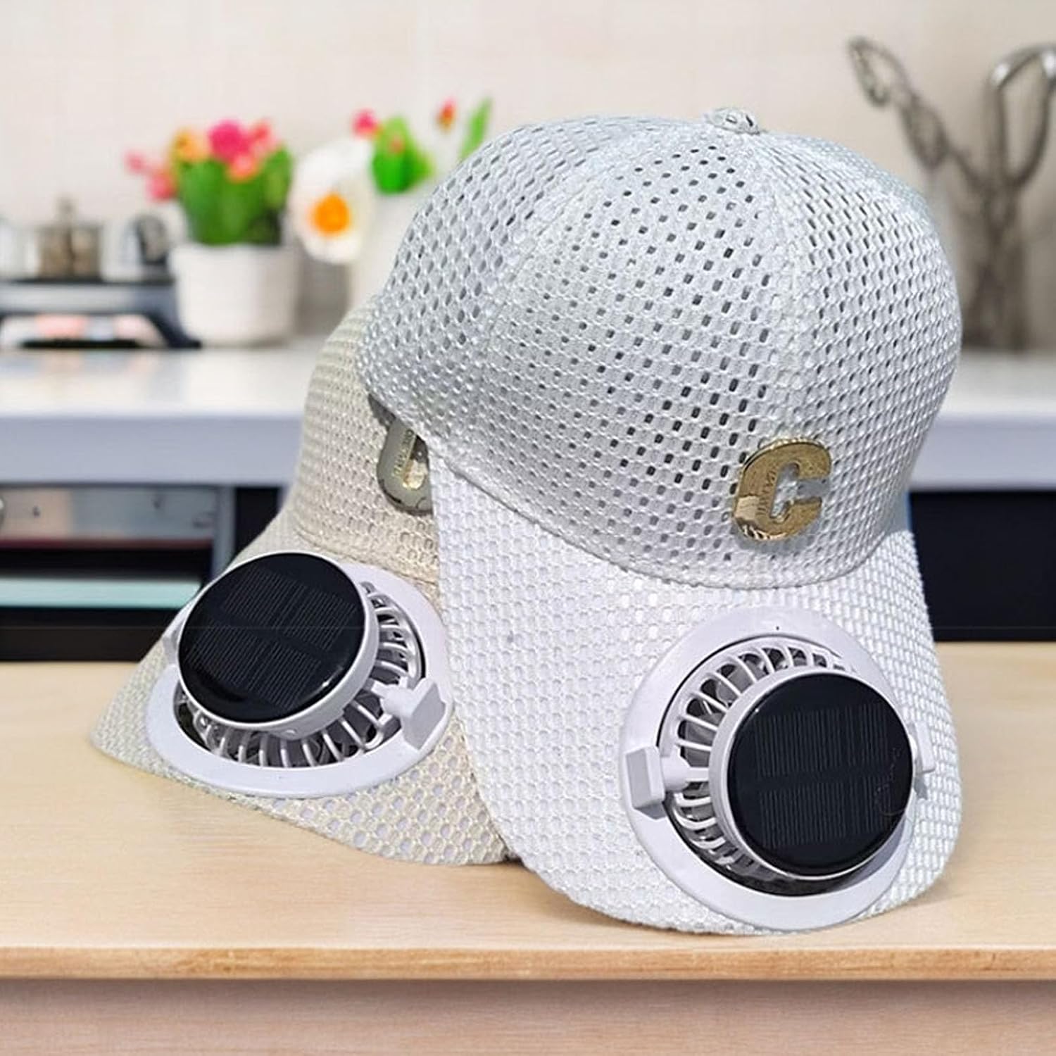 Cooling Hat with Rechargeable Fan for Hiking | Breathable Mesh with Built in Fan and Enhanced Sun Shade for Men and Women, Gardening Construction, Travel
