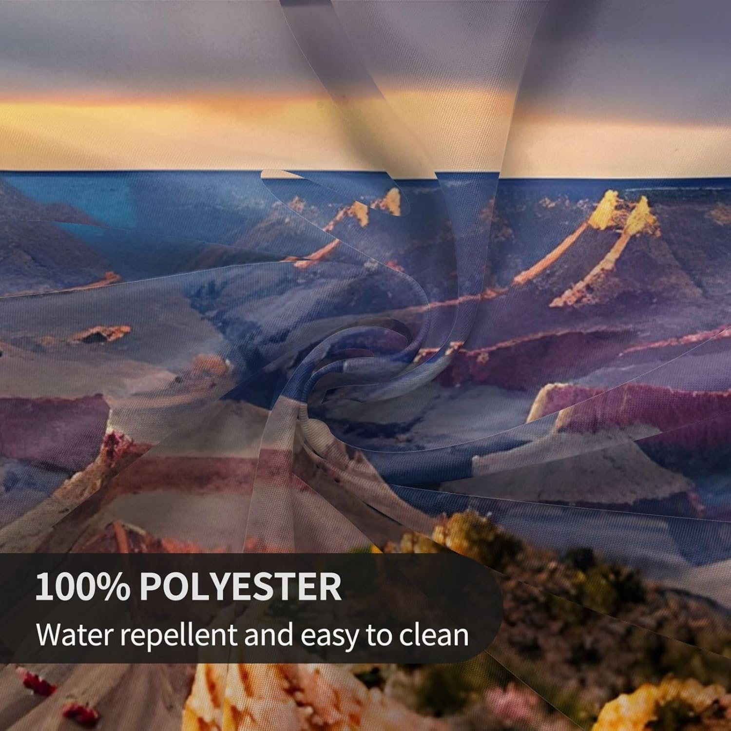 Beauty Grand Canyon 1 Print Wrinkle Free Dining Table Cover for Birthday Party Farmhouse Tablecloths Up to 60 x 60 Inches