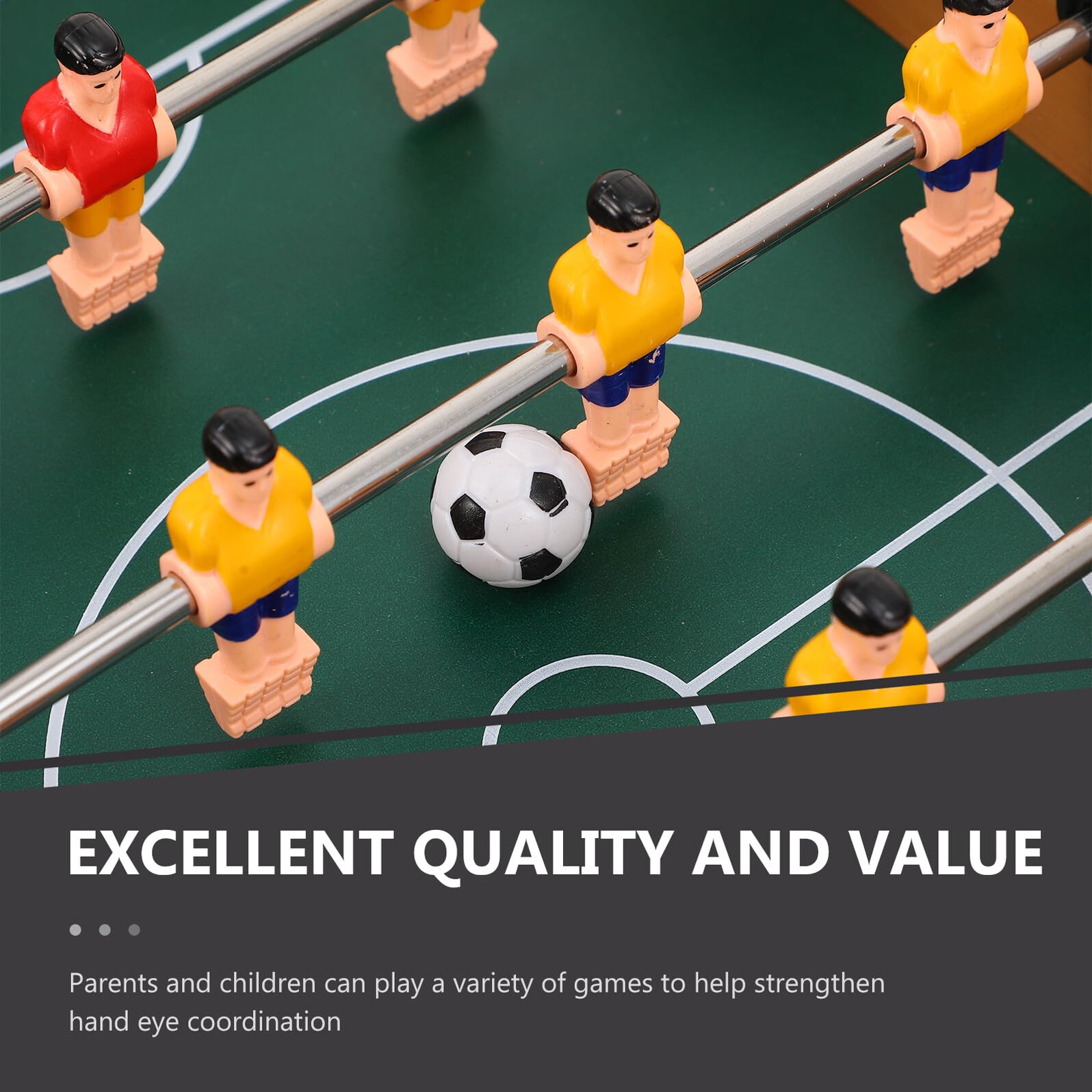 Didiseaon Decorazioni Scuola per Gioco Calcio da Tavolo Interattivo Robusto e Resistente in Plastica e Acciaio Inox per Ragazzo Ragazza e Famiglia