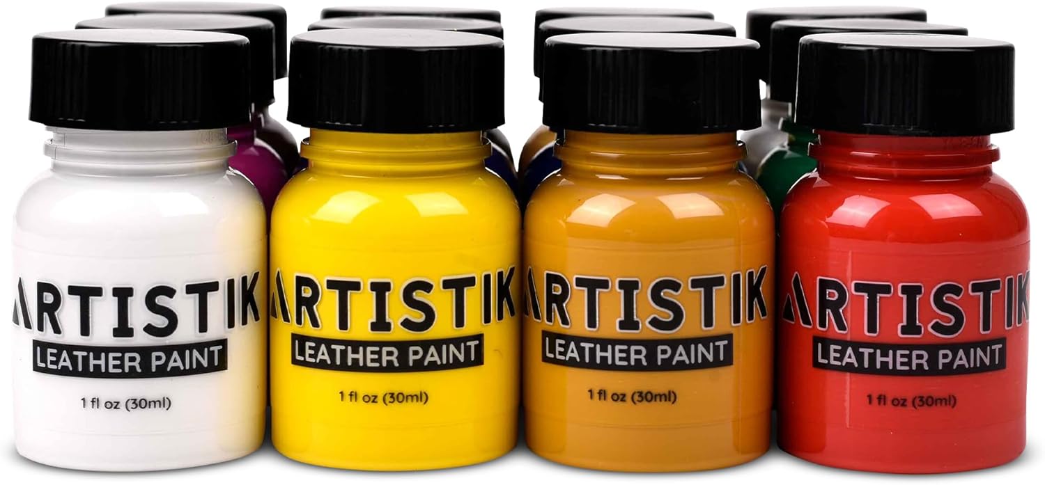 ARTISTIK 32-Color Acrylic Paint Set with 3 Brushes – 22ml Tubes of Artist-Quality Acrylic Paints for Canvas, Wood Crafts, Ceramic & Art Supplies