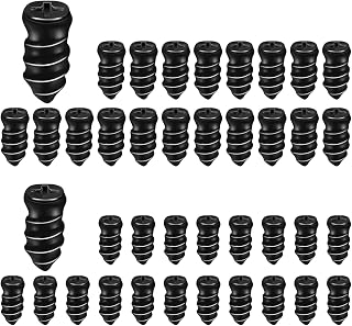 FLYSH 40Pcs Tire Repair Nails,Tire Repair Rubber Screws Fast Tool，Self-Service Tire Repair Nail Vacuum,Suitable for Car Motorcycle Jeep Tire Puncture Repair