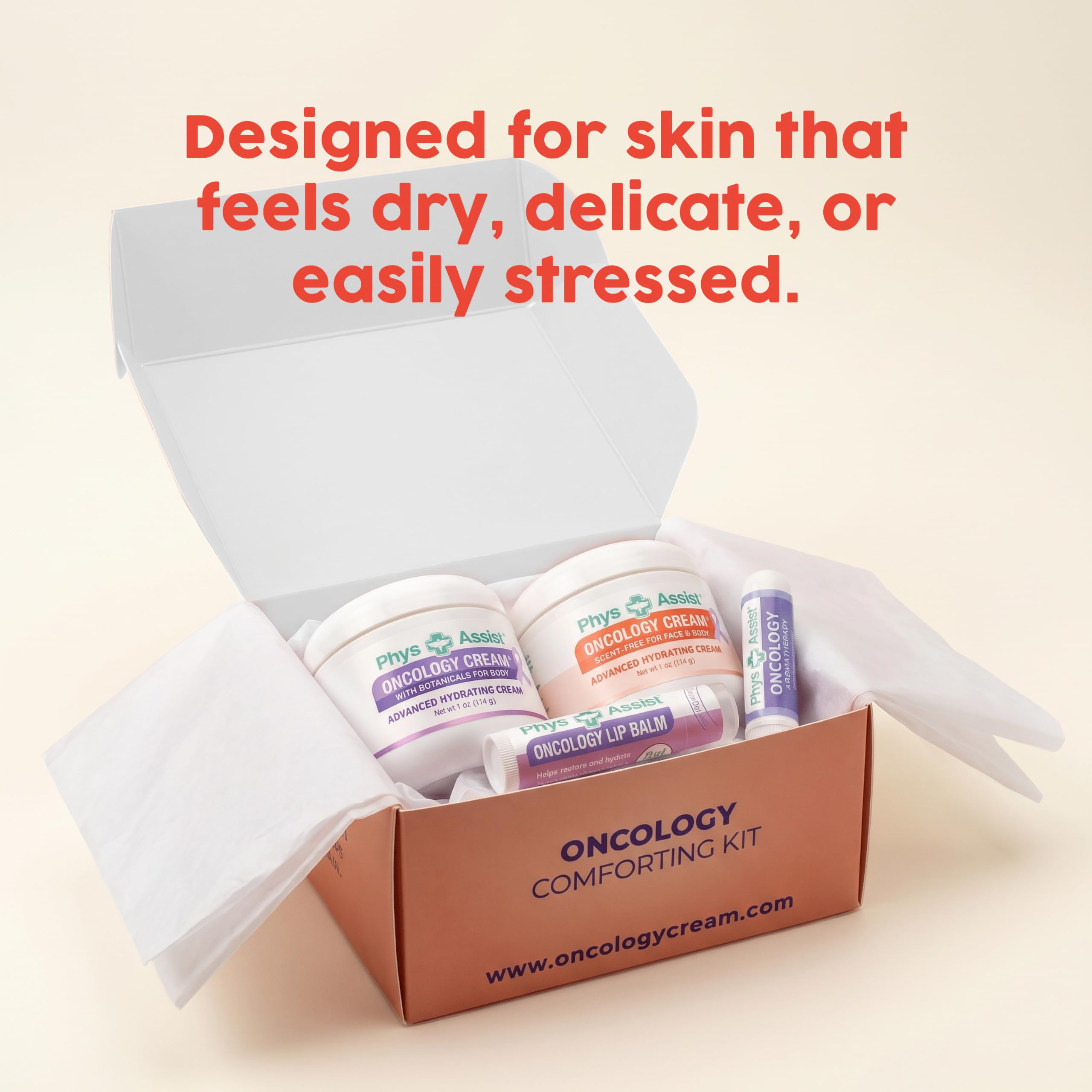 PhysAssist Comfort Kit Skincare and Wellness Set for Sensitive Skin