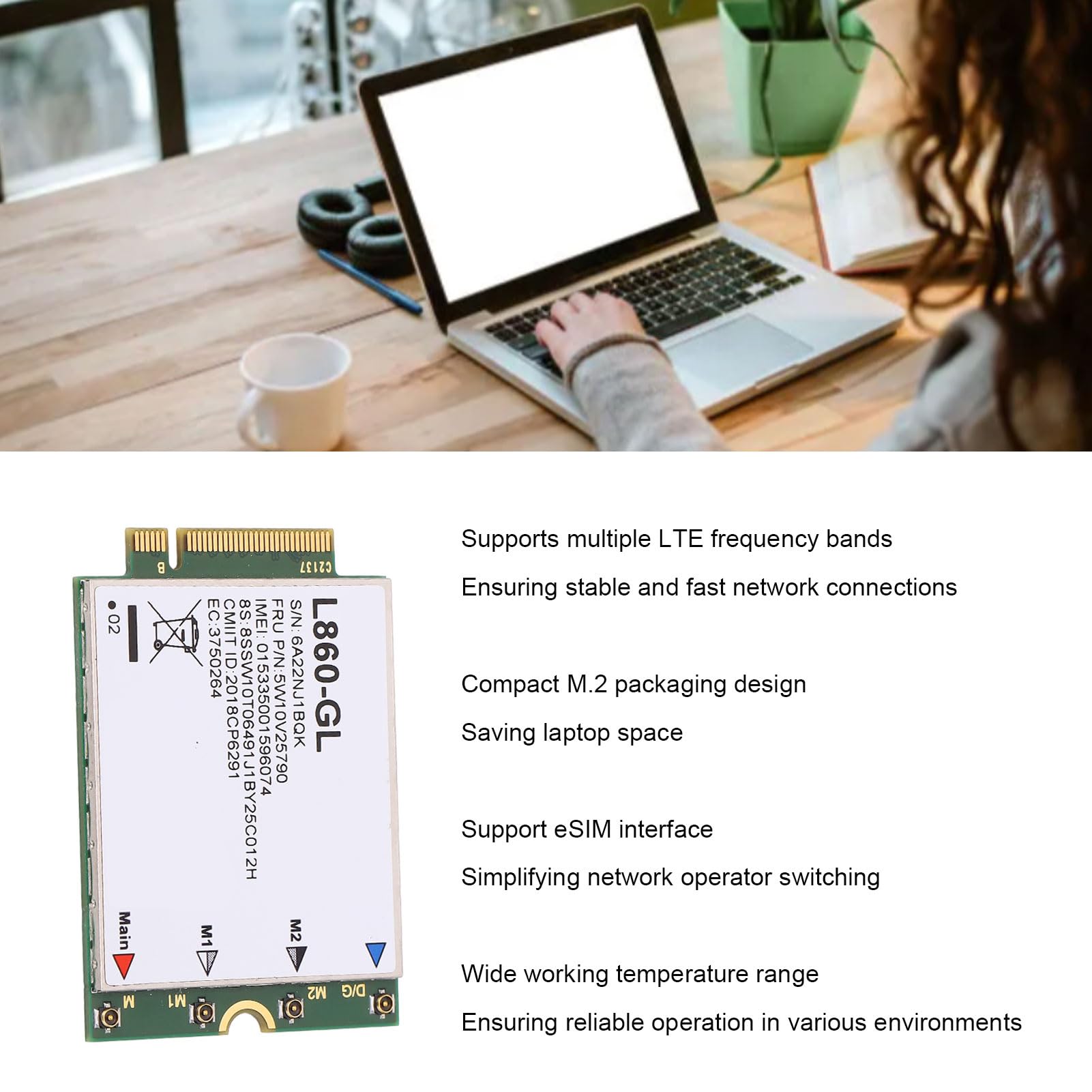 SENECESLI Scheda di Rete 4G, Connessione Stabile Modulo 4G per P15 P17 P14S P15S
