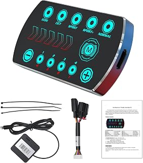Qagea Throttle Response Controller: 10 Drive Modes, Plug & Play for 2019+ Dodge Ram 1500, 2018+ Jeep Wrangler JL, 2020+ Gladiator JT