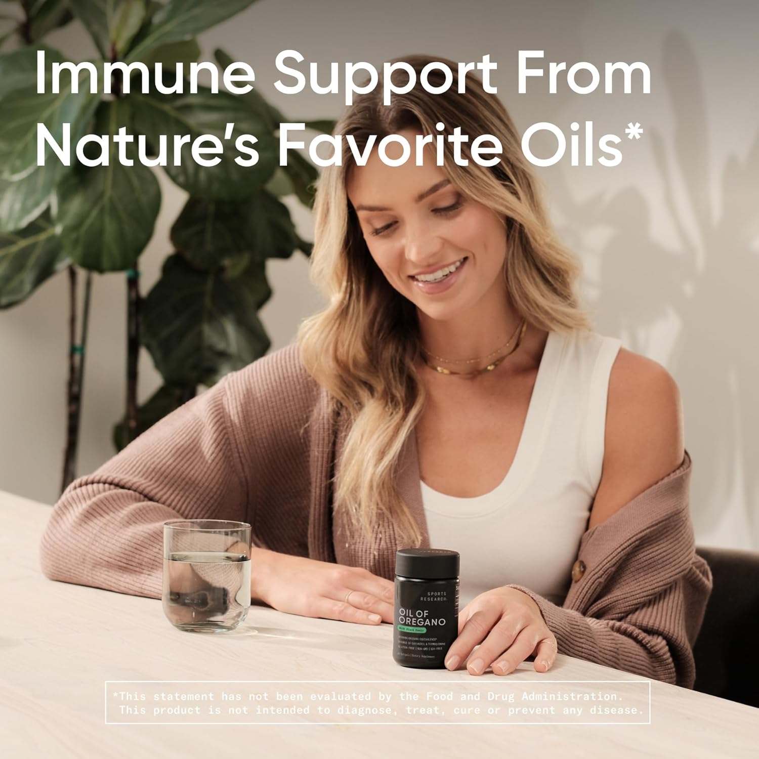 Sports Research® Oil of Oregano 9500mg w/Black Cumin Seed Oil & Ginger Oil - 3-1 Antioxidant Combination Supplement Rich in Thymoquinone & Carvacrol - Gluten Free · Non-GMO - 60 Softgels - Image 5