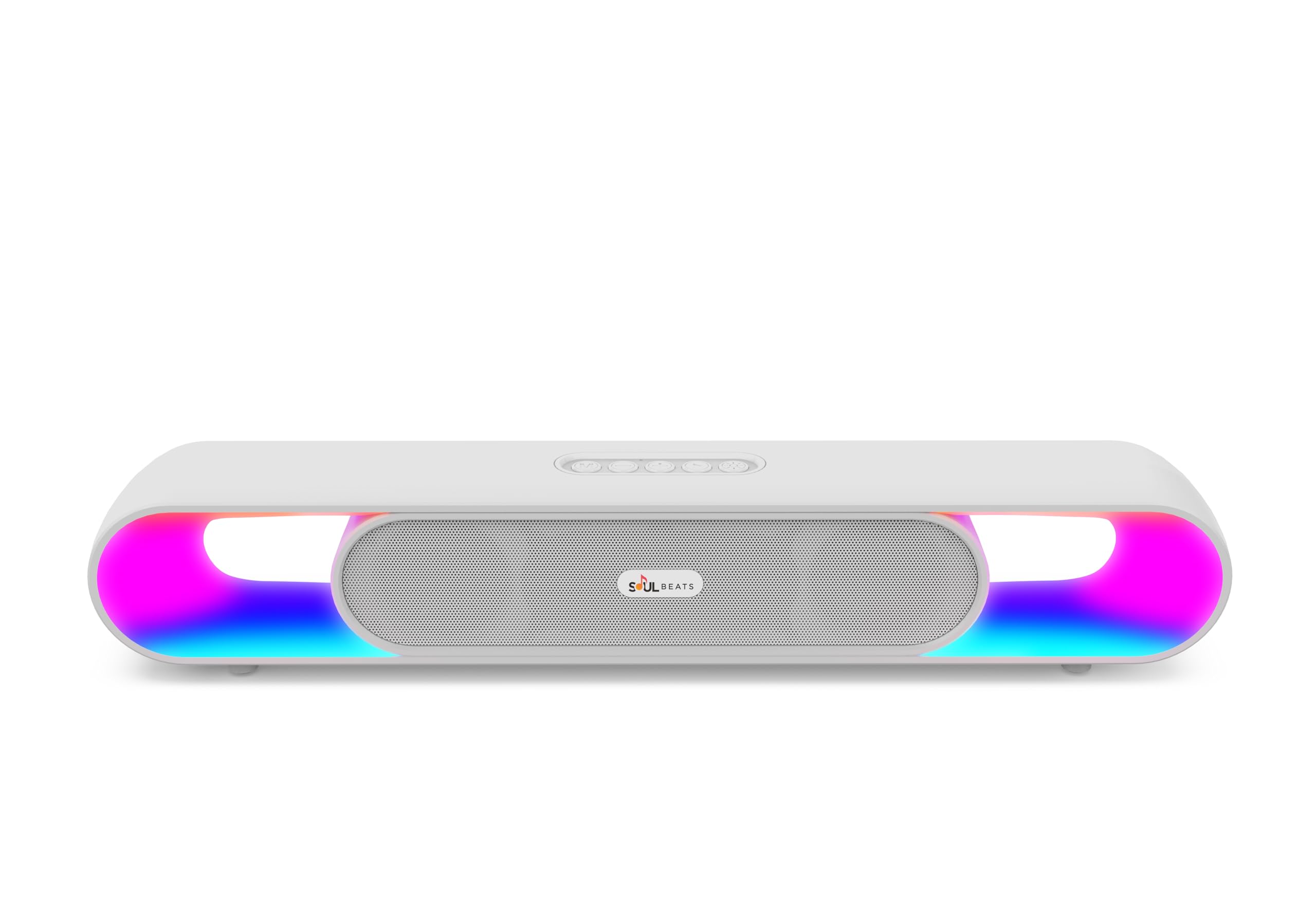 Soul Beats Bluetooth Soundbar 24W | Multi-Connectivity, LED Lights, 2.0 Channel | White (B0D9B2KVBM) Amazon Price History, Amazon Price Tracker