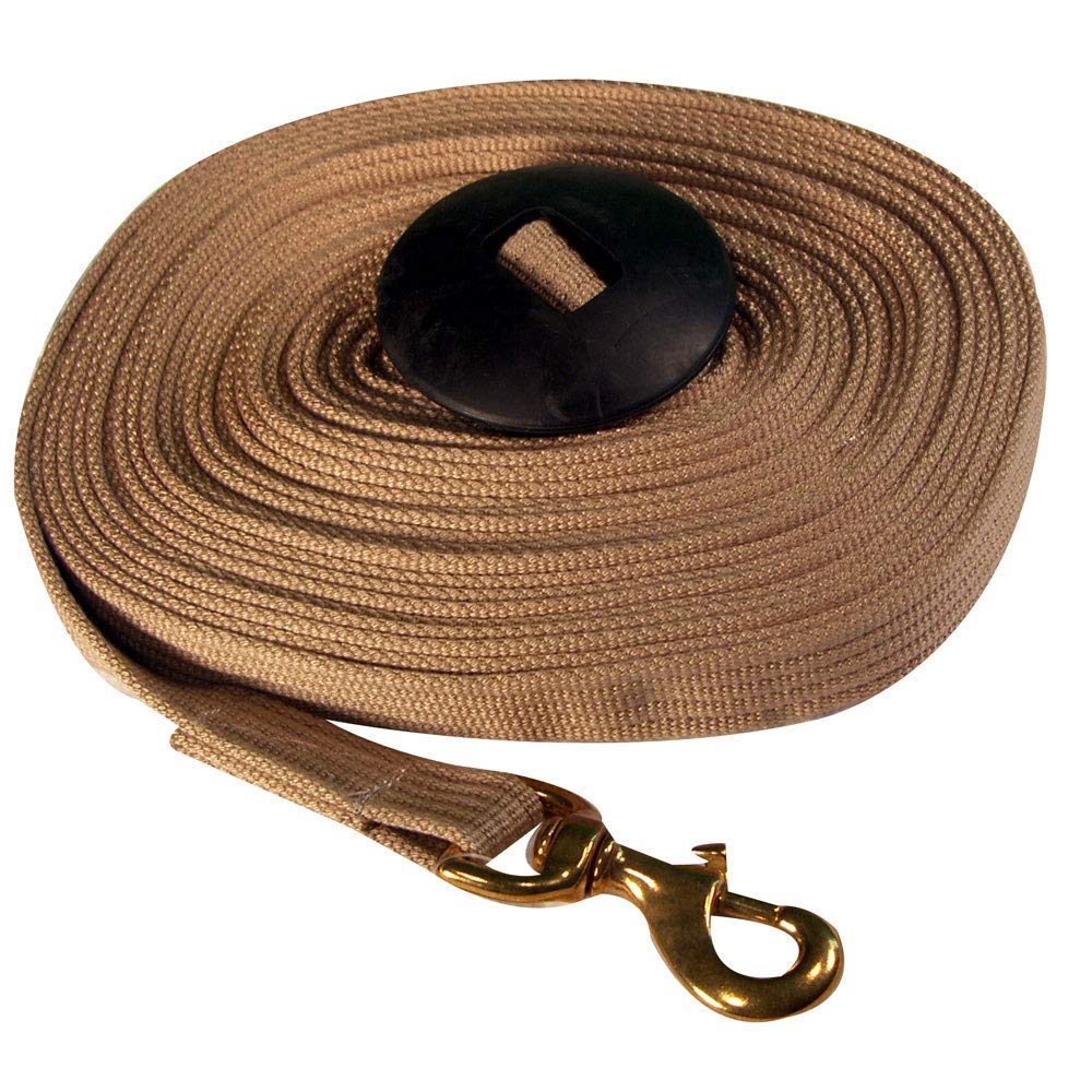 Intrepid International Longe Coton avec système d'arrêt en Caoutchouc, 35 Pieds