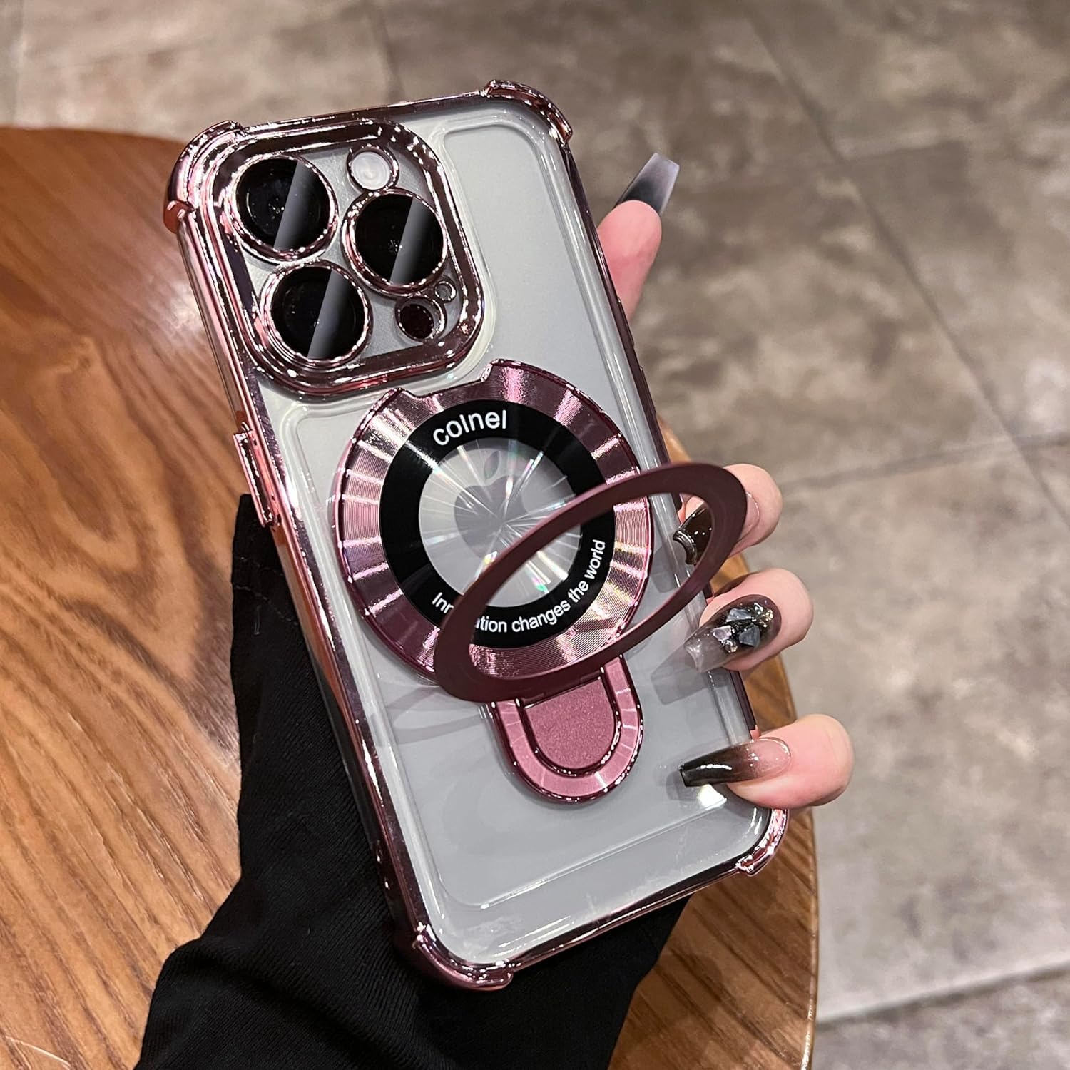 スマホスタンド Amazon.co.jp: ZXDK 磁気インビジブルキックスタンドホルダー iPhone
