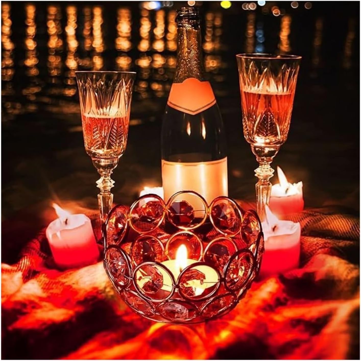 Scented Candle Holders for bathrooms, bedrooms, Bedside Tables, Hotels, Restaurants, and KTVs(Goldcrystalcandleware)