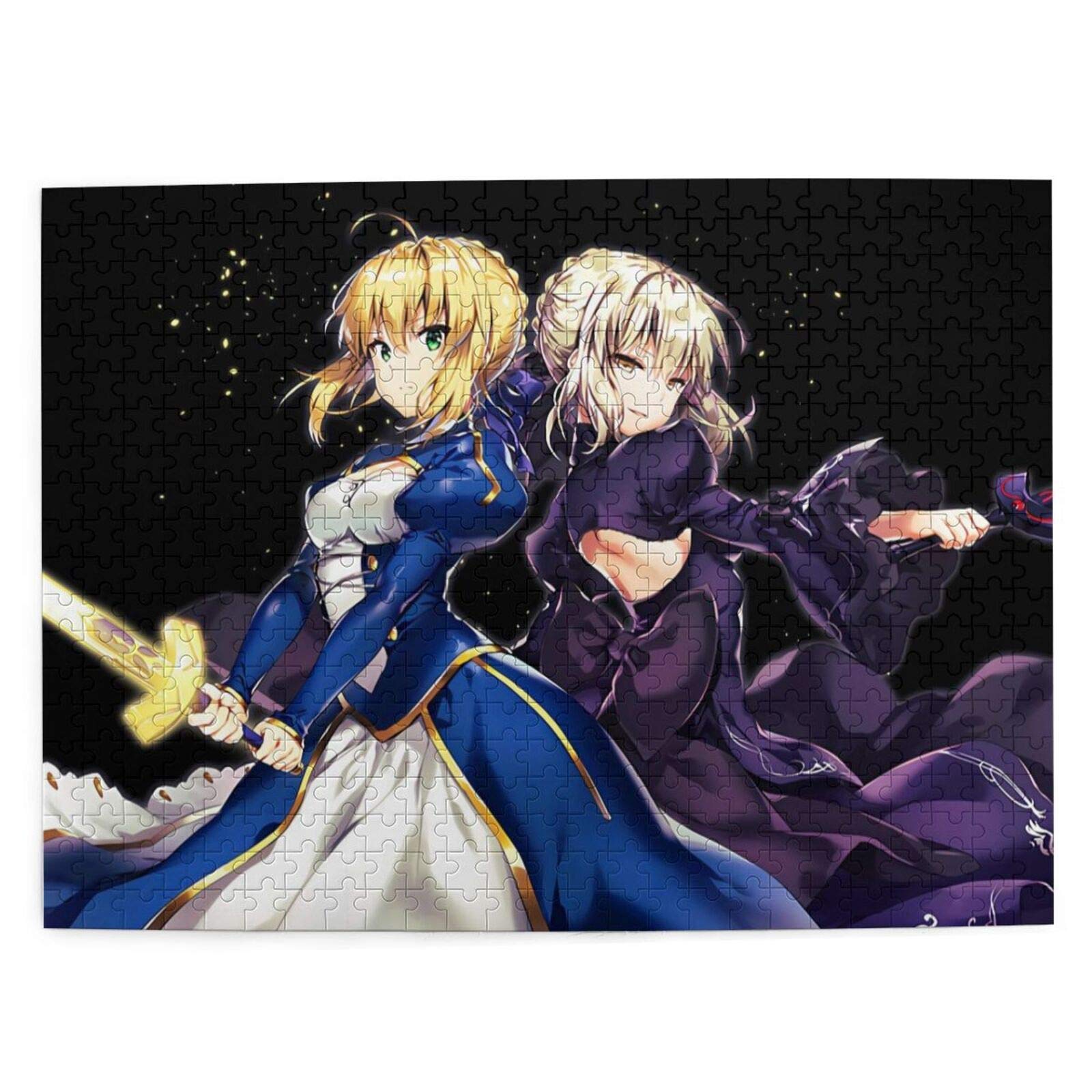 Amazon Co Jp ジグソーパズル Fate フェイト 黒セイバー アニメキャラクター 500ピース 1000ピース パズル 人気 子供 キャラクター 素晴らしい 文房具 オフィス用品
