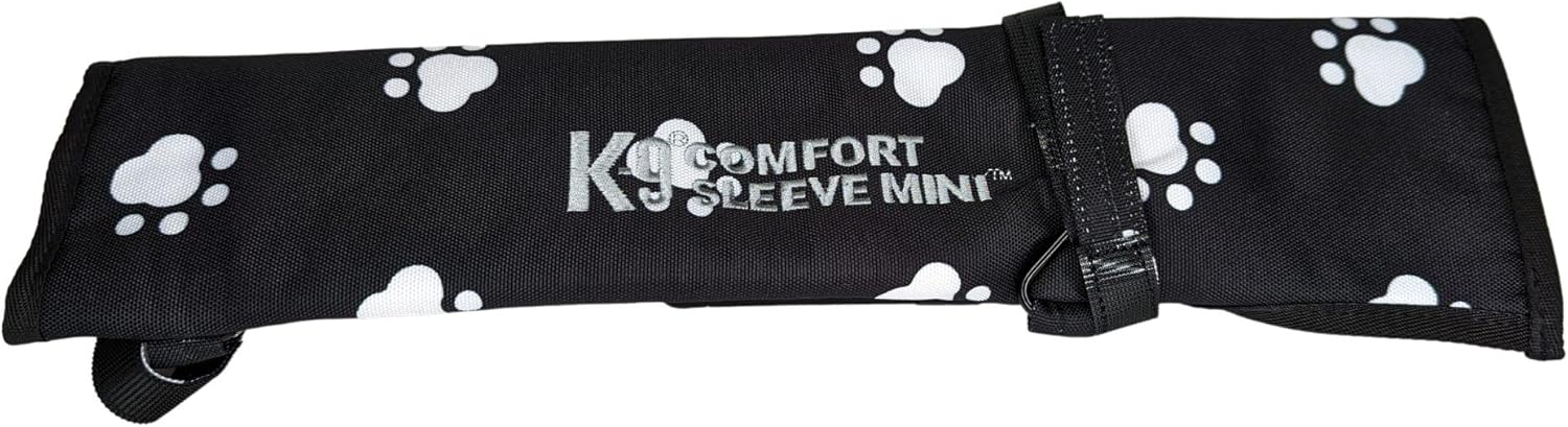 ECC K-9 Mini Blow Dryer Hose Sleeve - 1.5ft Protection for Pet Grooming Dryer, Black Paw Print