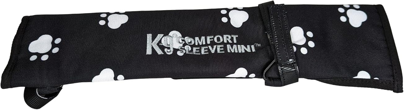 Electric Cleaner Company ECC K-9 Mini Blow Dryer Hose Sleeve - 1.5ft Protection for Pet Grooming Dryer, Black Paw Print