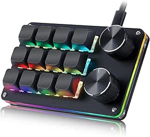 Amazon.com: Koolertron Macro Programmable Keypad, One Handed ...