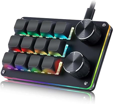 Amazon.com: Koolertron One Handed Macro Mechanical Keyboard, 9-Key