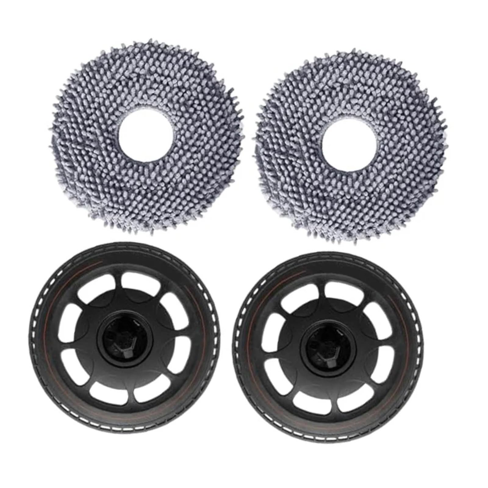 GENTERUN Robotic Vacuum cleaner Mop Cloth Bracket Replacement,Compatible For Roborock,QV 35S For Qrevo S5V Edge Curv S5X Mop Pads holder