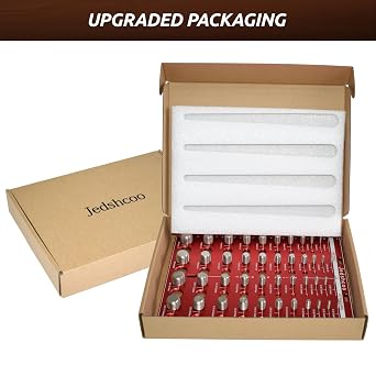 Thread Checker with Wider Spacing, 44 SAE & 44 Metric Bolt Size Finder