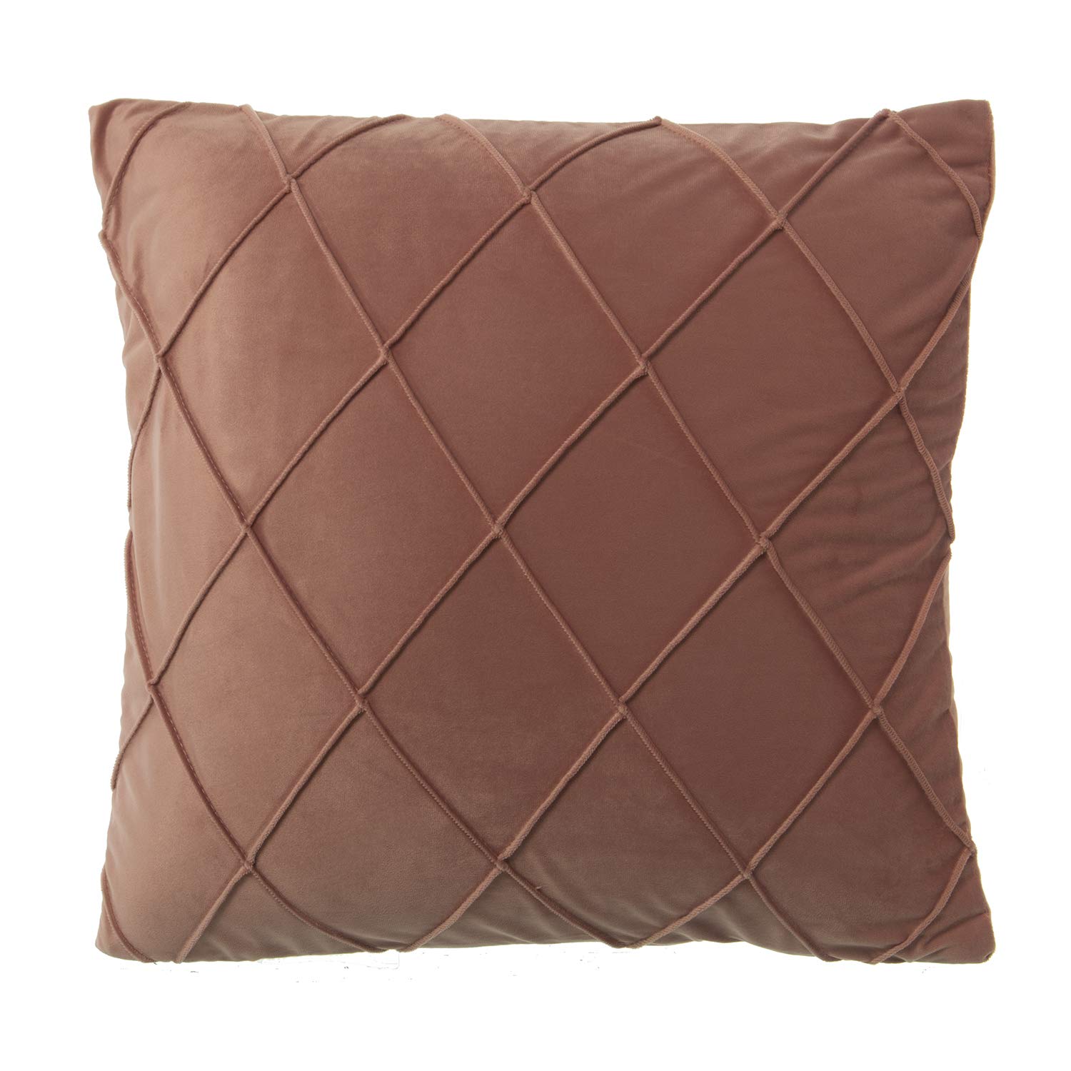 Coussin velours rose 45x45 pour un salon cosy et une chambre parentale élégante