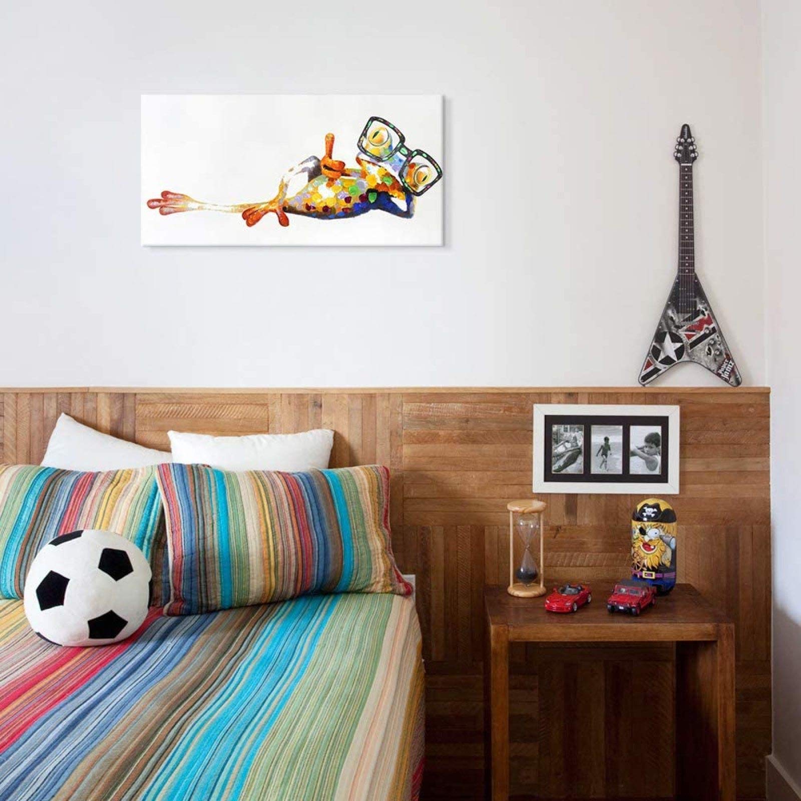 Poster Grenouille Méditation Sur Toile – 50x75 Cm – Décoration Murale Salon/chambre – Impression Haute Qualité - 2