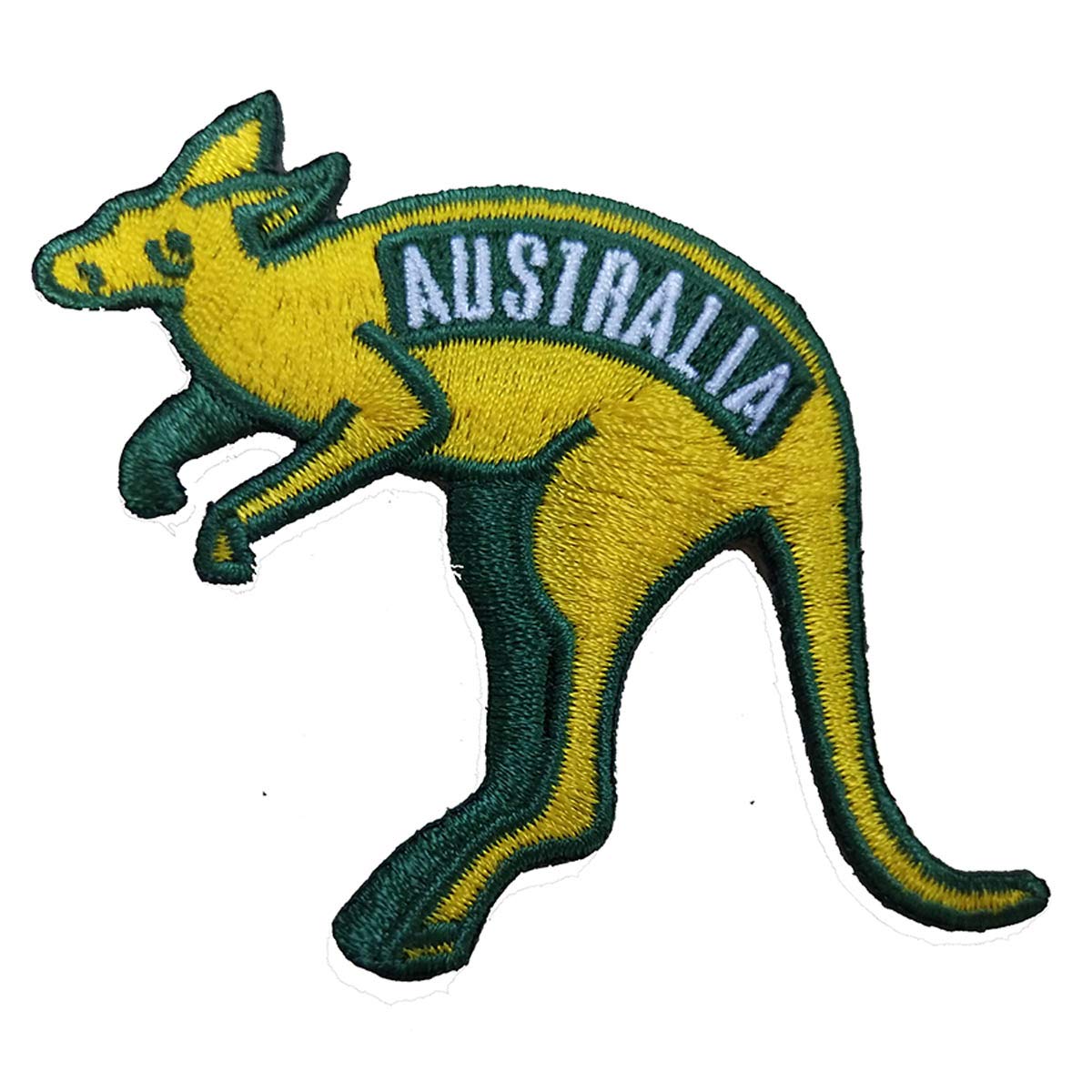 Vagabond Heart Australia Patch - Kangaroo - Australia Iron On Travel Badge - Australia Souvenir