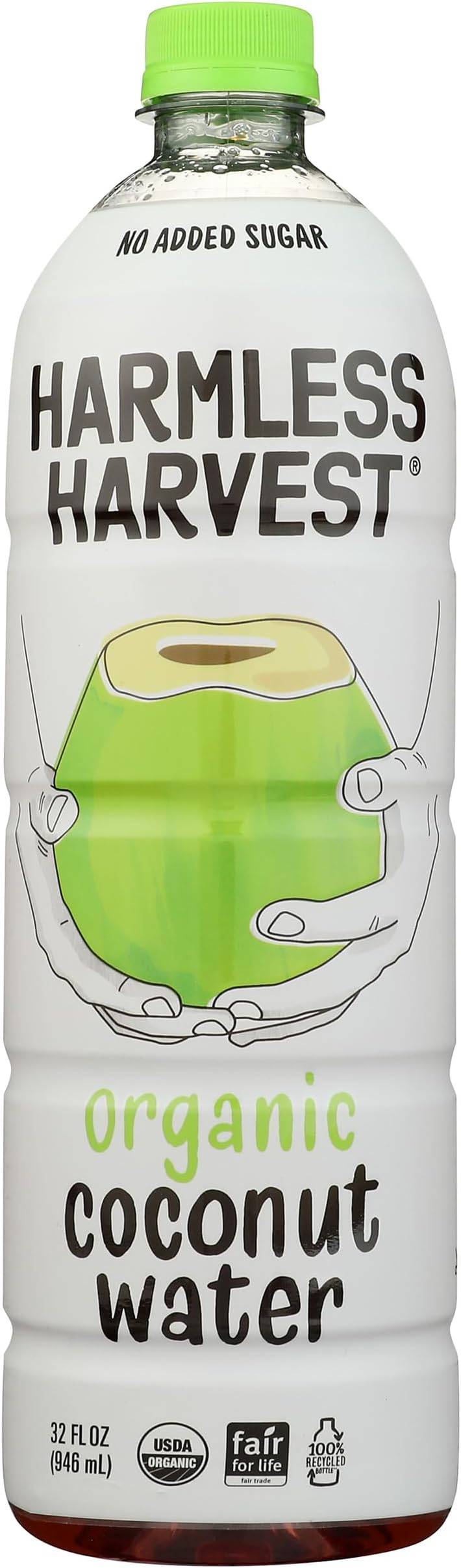 Harmless Harvest Organic Coconut Water, 32 Oz Bottle